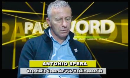 Spera (Ugl):”Il Paese lancia un grido d’allarme. Il Governo ascolti il sindacato”.