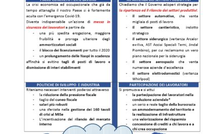 Manifestazione 26 giugno davanti alle Prefetture d’Italia per difendere il lavoro