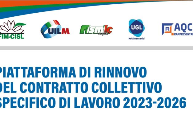 PIATTAFORMA DI RINNOVO DEL CONTRATTO COLLETTIVO SPECIFICO DI LAVORO 2023-2026