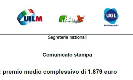 STELLANTIS: PREMIO MEDIO COMPLESSIVO DI :1.879 EURO