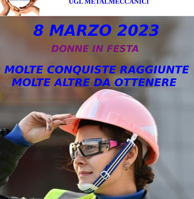COMUNICATO COORDINAMENTO NAZIONALE DONNE UGL METALMECCANICI