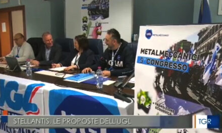 TGR Basilicata – V Congresso dei Metalmeccanici – Giuseppe Palumbo rieletto Segretario Provinciale dell’Ugl Metalmeccanici di Potenza.