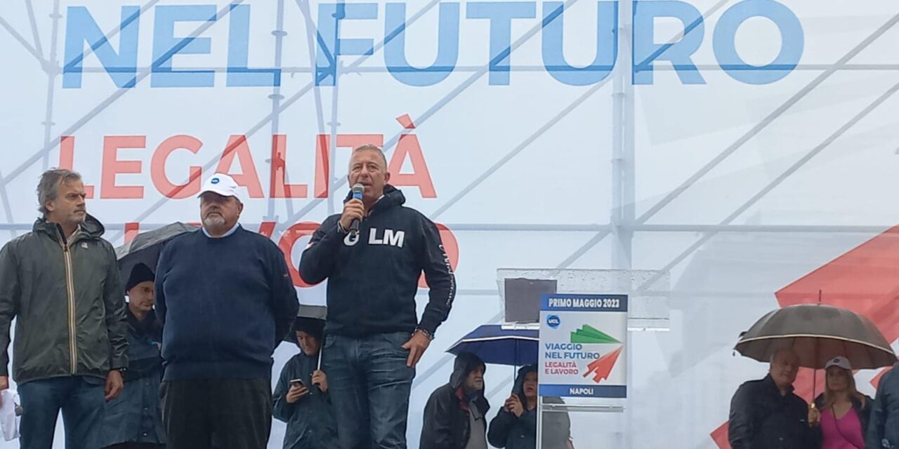 NAPOLI, FESTA 1° MAGGIO , SPERA (UGL) : INACCETTABILE MORIRE PER IL LAVORO”