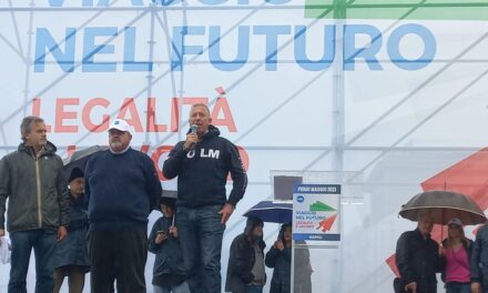 NAPOLI, FESTA 1° MAGGIO , SPERA (UGL) : INACCETTABILE MORIRE PER IL LAVORO”