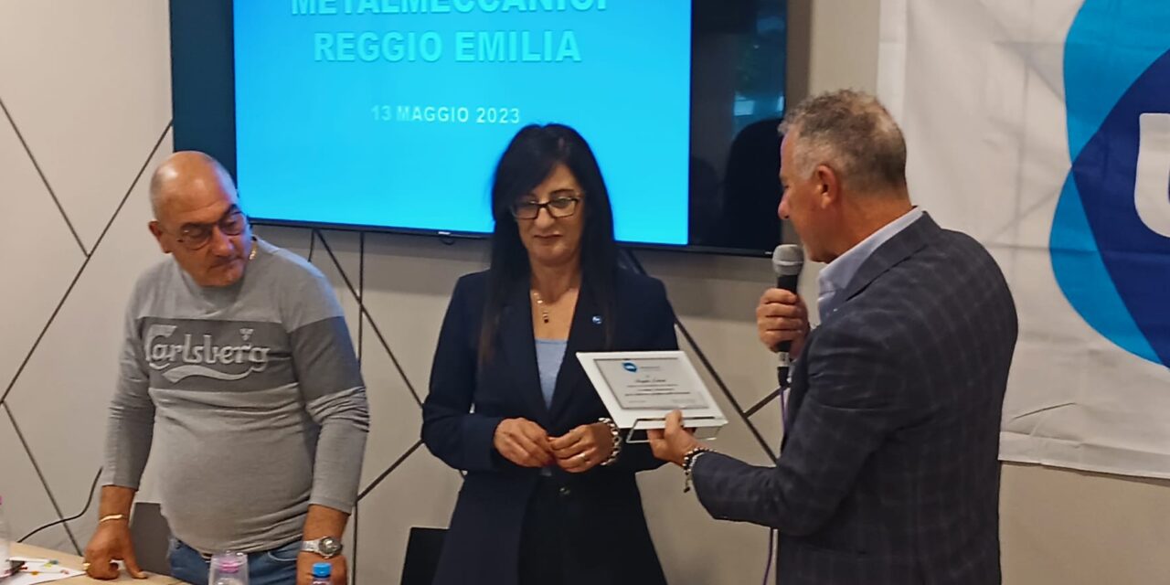 Ugl Metalmeccanici Reggio Emilia, Angela Labate è la segretaria.