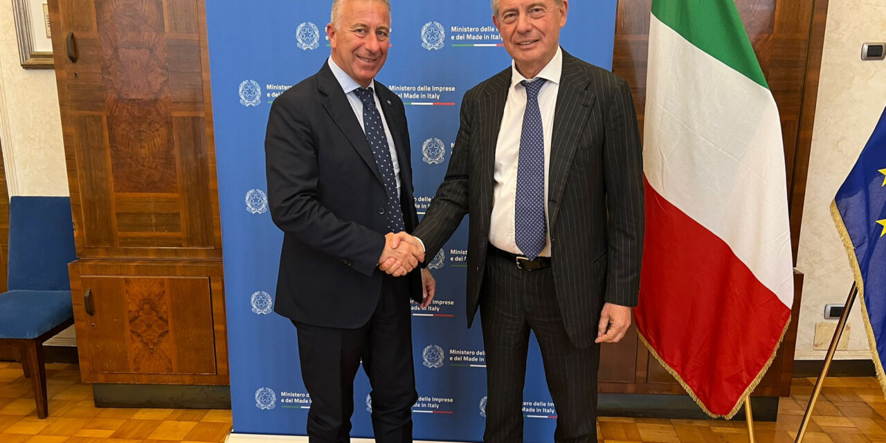 IL MINISTRO URSO INCONTRA ANTONIO SPERA, UGL METALMECCANICI