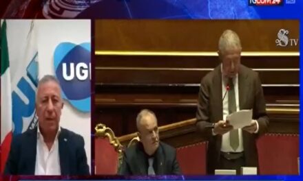 L’INTERVENTO DEL SEGRETARIO NAZIONALE UGL METALMECCANICI, ANTONIO SPERA, IN DIRETTA AL TGCOM24 PER LA VERTENZA EX ILVA