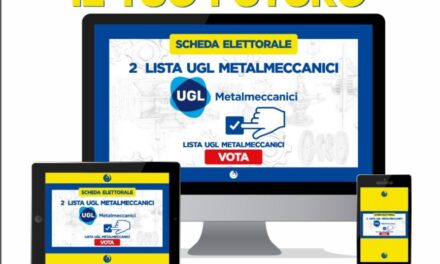 COMETA ELEZIONI 2024 – INSIEME COSTRUIAMO IL TUO FUTURO – VOTA LA LISTA UGL METALMECCANICI