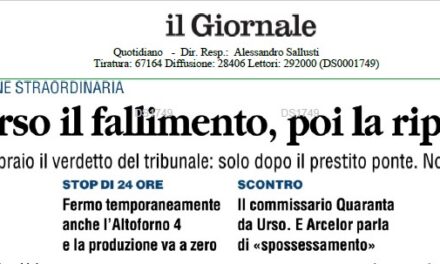 ILVA VERSO IL FALLIMENTO, POI LA RIPARTENZA