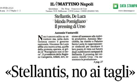 STELLANTIS, DE LUCA BLINDA POMIGLIANO