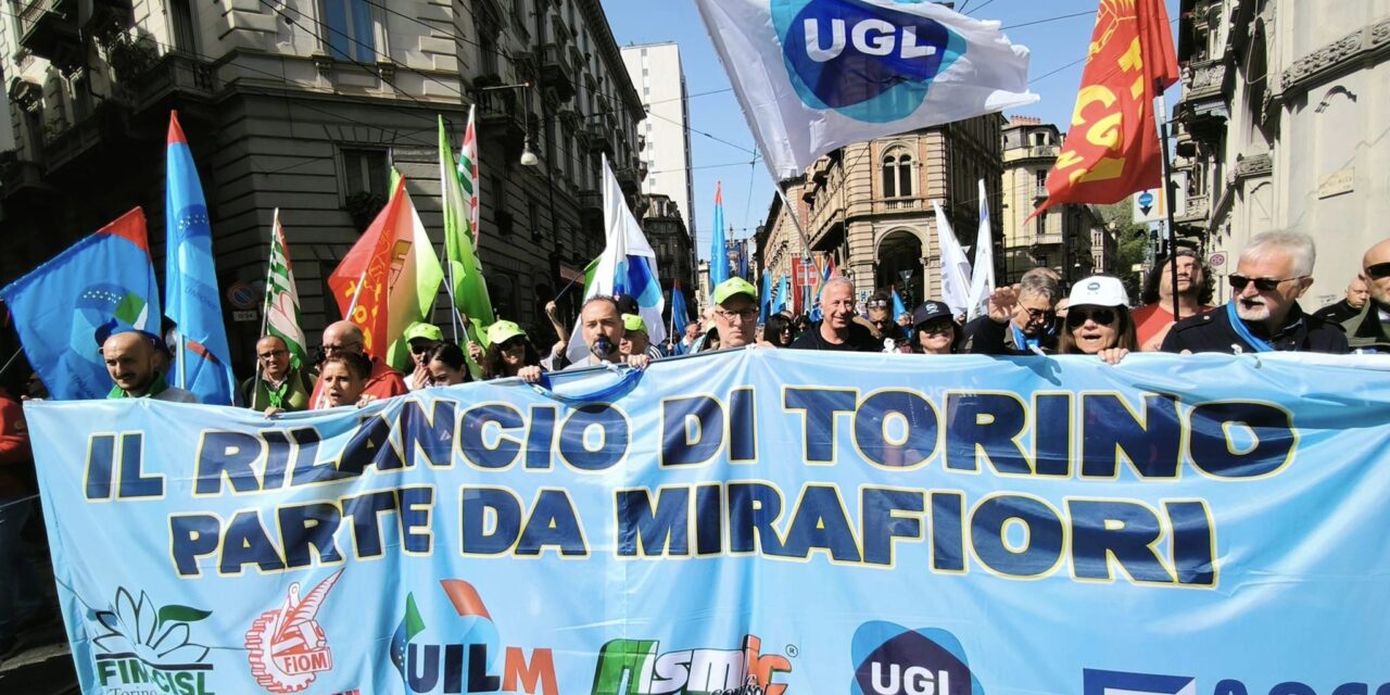 SCIOPERO MIRAFIORI, SPERA (UGL METALMECCANICI ): IN PIAZZA PER RILANCIO DEL SETTORE