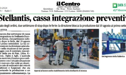 STELLLANTIS,CASSA INTEGRAZIONE PREVENTIVA