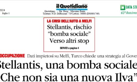 STELLANTIS,  UNA BOMBA SOCIALE “CHE NON SIA UNA NUOVA ILVA”
