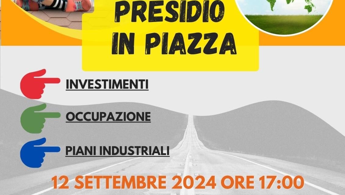 12 SETTEMBRE 2024 PRESIDIO IN PIAZZA PIAZZA MONUMETO – TERMOLI ⏰ ORE 17:00