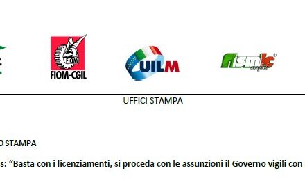 MENARINI BUS : “BASTA CON I LICENZIAMENTI, SI PROCEDA CON LE ASSUNZIONI, IL GOVERNO VIGILI CON ATTENZIONE”