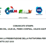 CCSL: DOMANI LA PRESENTAZIONE DELLA PIATTAFORMA PER IL RINNOVO DEL CONTRATTO 2027-2030