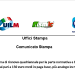 CCSL: PRESENTATA LA PIATTAFORMA DI RINNOVO QUADRIENNALE PER LA PARTE NORMATIVA E BIENNALE PER QUELLA ECONOMICA; CHIESTI AUMENTI DEL 3,3% ANNUI PARI A 150 EURO MEDI IN PAGA BASE, PIÙ ANALOGO INCREMENTO DEI PREMI