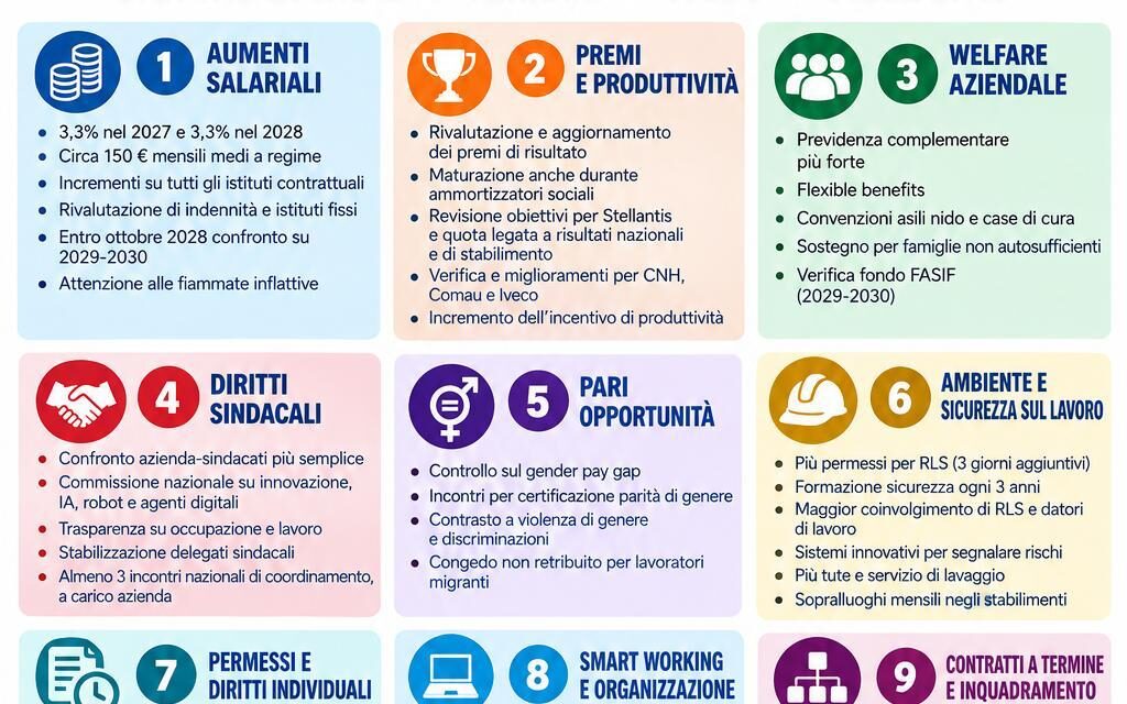 RINNOVO CONTRATTO 2027-2030: TUTTE LE NOVITÀ PER I LAVORATORI